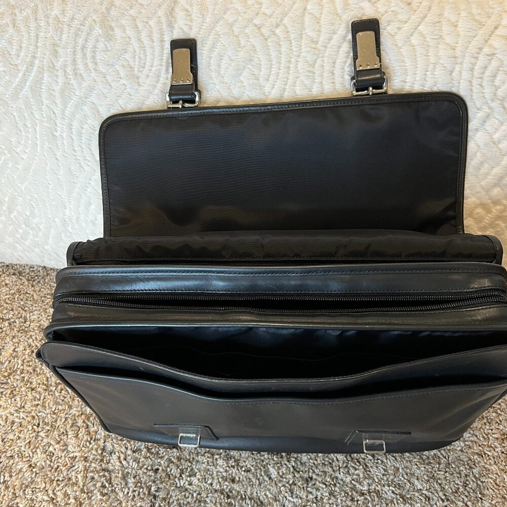 Leather Coach Briefcase